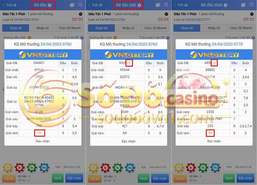 Đánh đề số xổ số siêu tốc nhà cái sodo66