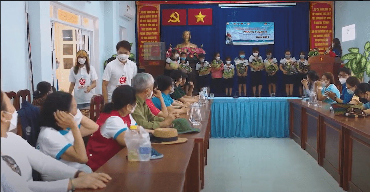 từ thiện tại Cần Giờ